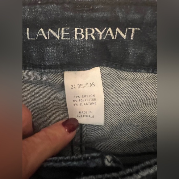 Lane Bryant skinny jeans womens plus size stretch denim 24 - Picture 3 of 4